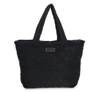 Marc Jacobs Quilted Nylon Black Deco Tote Bag